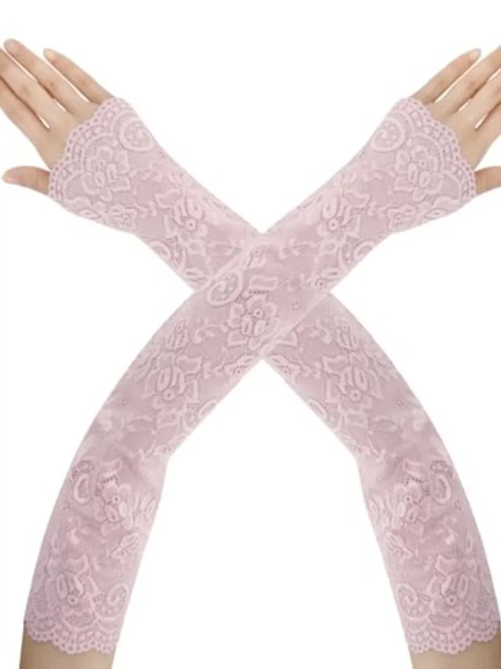 Fingerless Lace Gloves & Sleeves 18